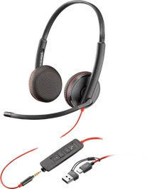 Poly Blackwire 3225 Stereo USB-C Negro