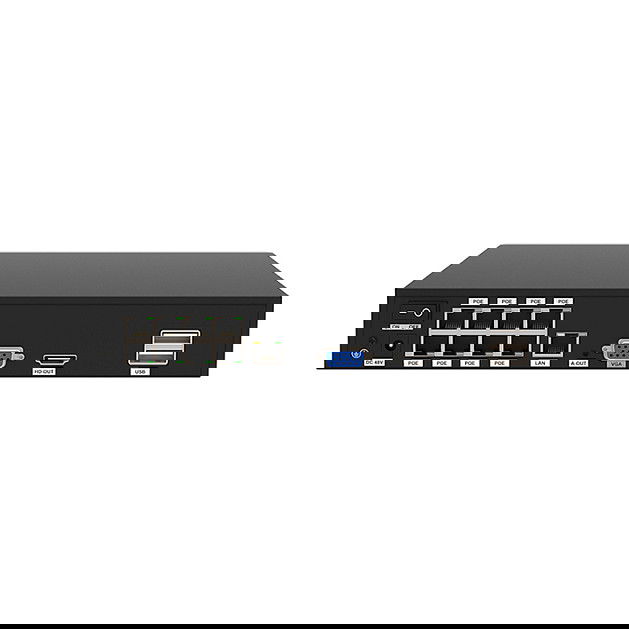 Foscam Kit de Cámaras de Vigilancia FNA108E-B4-2T, 4 Cámaras, 8MP 4K, Grabador NVR, Negro