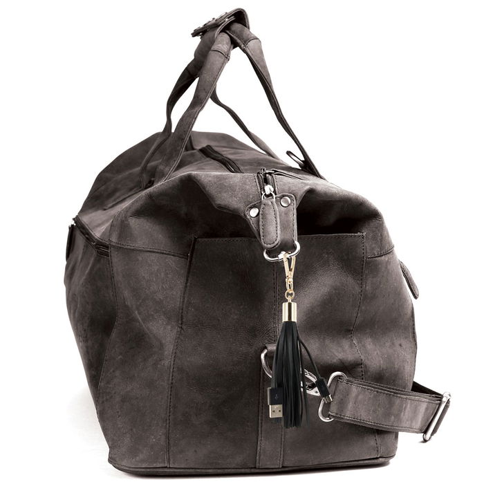 Be Mix Llavero USB / Micro USB Carga y Sincroniza Dispositivos Accesorio de Moda Dorado Plateado