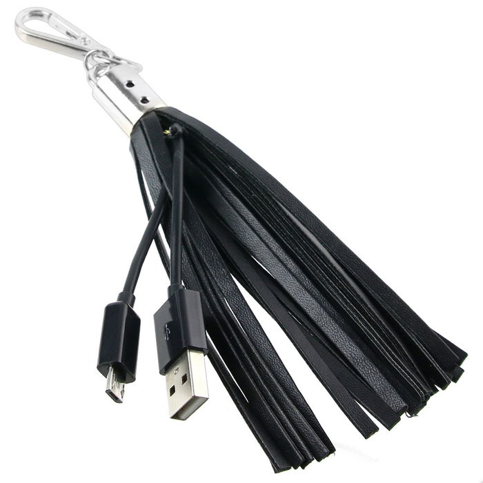 Be Mix Llavero USB / Micro USB Carga y Sincroniza Dispositivos Accesorio de Moda Dorado Plateado