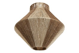 DKD Home Decor Pantalla Yute Metal 38x38x36 Natural