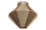 DKD Home Decor Pantalla Yute Metal 38x38x36 Natural