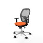 PIQUERAS Y CRESPO Silla de oficina Jorquera Naranja y Gris