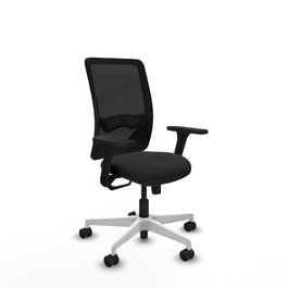 PIQUERAS Y CRESPO Silla de oficina Zulema con Mecanismo Sincro y Brazos 3D Negra