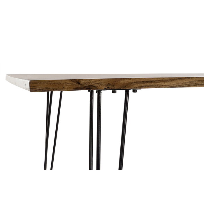 DKD Home Decor Mesa de Comedor de Acacia y Metal Marrón 180x91x76 cm DKD Home Decor Mesa de Comedor de Acacia y Metal Marrón 180x91x76 cm