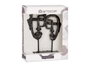 Giftdecor Espejo De Tocador Cara Doble Con Base Negro 27x32.5x10.5 cm (Set de 4)