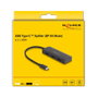 DeLOCK Divisor USB Type-C DP Alt Mode a 3x HDMI MST 4K 60Hz HDR