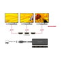 DeLOCK Divisor USB Type-C DP Alt Mode a 3x HDMI MST 4K 60Hz HDR