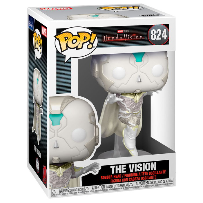 Funko Figura POP Marvel WandaVision The Vision Vinilo 9cm Caja Regalo