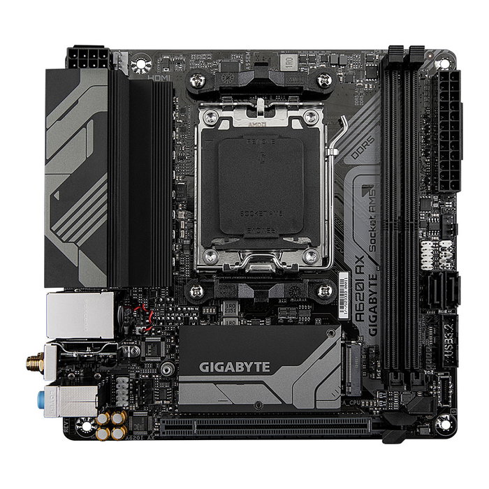 Gigabyte A620I AX Placa base Mini-ITX AM5 DDR5 (A620.AM5.mITX.DDR5)