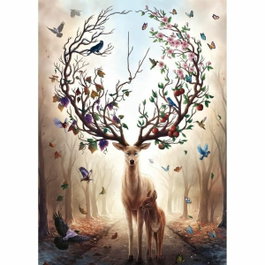 Ravensburger Puzzle Fantasy Deer de 1000 piezas