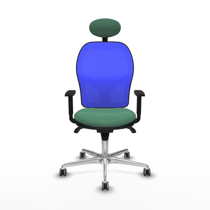 PIQUERAS Y CRESPO Silla de oficina Jorquera Verde esmeralda y Azul PIQUERAS Y CRESPO Silla de oficina Jorquera Verde esmeralda y Azul