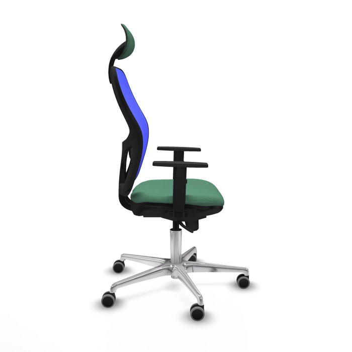 PIQUERAS Y CRESPO Silla de oficina Jorquera Verde esmeralda y Azul PIQUERAS Y CRESPO Silla de oficina Jorquera Verde esmeralda y Azul