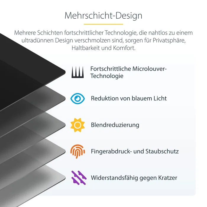 StarTech Filtro de Privacidad Colgante para Monitor de 24 Pulgadas 16:9
