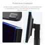 StarTech.com 2469A-PRIVACY-SCREEN Filtro de Privacidad Colgante para Monitor de 24" (61 cm) 16:9 - Protector Acrílico con Filtro Luz Azul - Universal