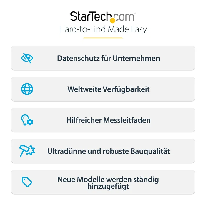 StarTech.com 2469A-PRIVACY-SCREEN Filtro de Privacidad Colgante para Monitor de 24" (61 cm) 16:9 - Protector Acrílico con Filtro Luz Azul - Universal