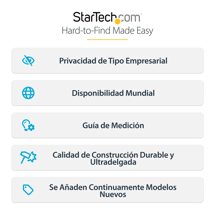 StarTech.com 2469A-PRIVACY-SCREEN Filtro de Privacidad Colgante para Monitor de 24" (61 cm) 16:9 - Protector Acrílico con Filtro Luz Azul - Universal