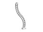 Equip Organizador de Cables Doble Canal Plata 650862