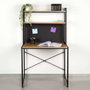 Color Baby Max Home Escritorio con baldas 84x50x148 cm Acero y tablero melamina