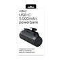 Celly PBC5000BK Batería Externa Power Bank 5000 mAh con Puerto USB-C de Carga, Color Negro