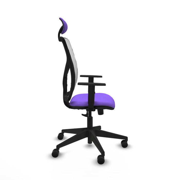 PIQUERAS Y CRESPO Silla de oficina Motilla con mecanismo Sincro, Lila y Blanco PIQUERAS Y CRESPO Silla de oficina Motilla con mecanismo Sincro, Lila y Blanco