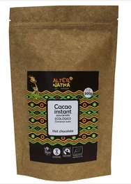 ALTERNATIVA 3 Cacao Instant 500 Gr Bio, Comercio Justo, Ecológico, Sin Gluten, Sin Lactosa