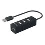 Equip Hub USB 2.0 de 4 puertos Negro