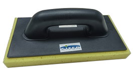 SIFER Plancha de Plástico con Placa ABS Negra y Esponja Amarilla