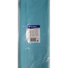 Papel Crepe (Pinocho) Sadipal 0,5X2,5 M Azul Palido (Set de 30)