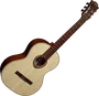 LAG Guitarra Clásica Occitania 70 - 4/4 Guitarra Clásica de Abeto Engelmann Macizo y Caoba, Acabado Satinado Natural