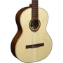 LAG Guitarra Clásica Occitania 70 - 4/4 Guitarra Clásica de Abeto Engelmann Macizo y Caoba, Acabado Satinado Natural