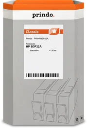 Prindo Cartucho de tinta Negro (mate) PRIHPB3P22A Classic 130ml