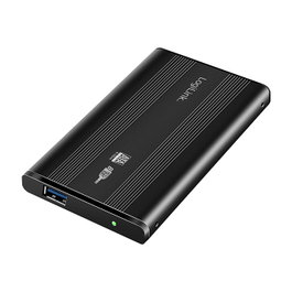 LogiLink UA0106 Caja de disco duro SATA 2.5 pulgadas USB 3.2 Gen 1 Negro