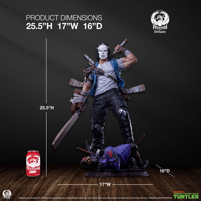 Premium Collectibles Studio Teenage Mutant Ninja Turtles Legends Estatua Casey Jones Deluxe Edition 1/3