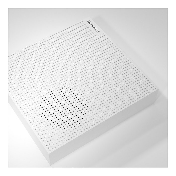 DoorBird A1061W Timbre IP para Puerta, WiFi, PoE, Blanco, Certificado CE/FCC/IC, Ancho 119 mm