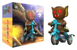 Super7 Super Cycles Vehículo Bat Boy (Marrón con Triciclo Azul)