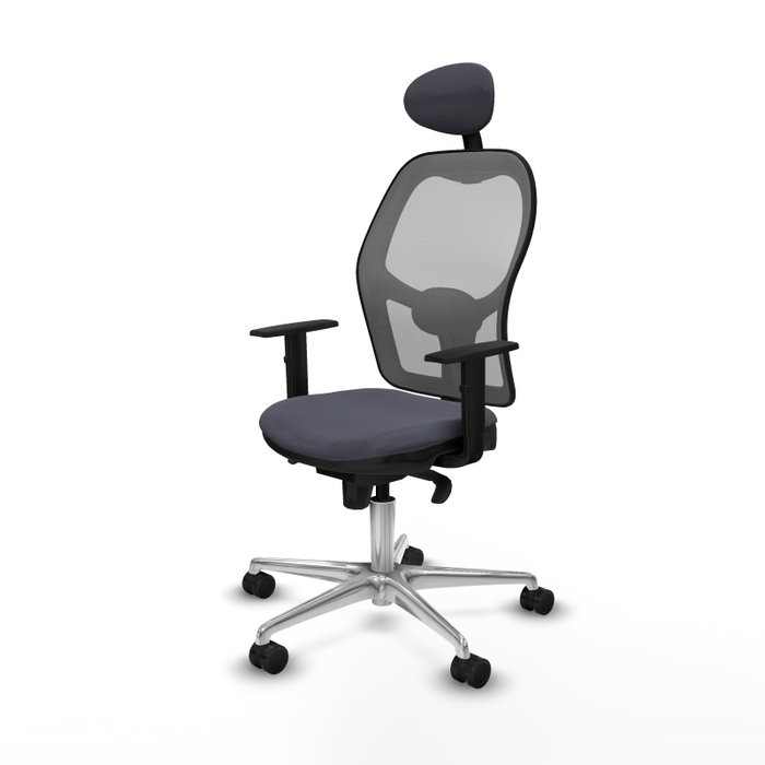 PIQUERAS Y CRESPO Silla de oficina Jorquera con mecanismo Sincro, Gris