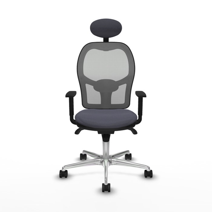 PIQUERAS Y CRESPO Silla de oficina Jorquera con mecanismo Sincro, Gris