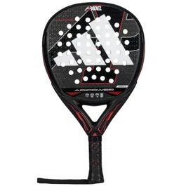 Adidas Adipower A1 2025 Pala de Pádel - Negra - Forma Diamante Oversize, Balance Alto, Dual Exoskeleton, Spin Blade, Power Embossed Ridge, Carbono 3K