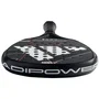 Adidas Adipower A1 2025 Pala de Pádel - Negra - Forma Diamante Oversize, Balance Alto, Dual Exoskeleton, Spin Blade, Power Embossed Ridge, Carbono 3K