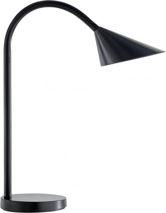 UNILUX Lámpara de escritorio LED 6W negra con brazo flexible