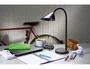 UNILUX Lámpara de escritorio LED 6W negra con brazo flexible