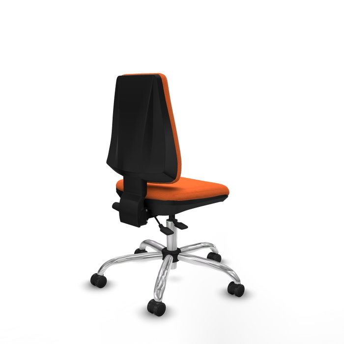 PIQUERAS Y CRESPO Silla de oficina Elche Naranja sin brazos