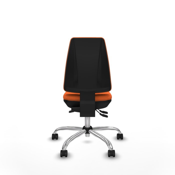 PIQUERAS Y CRESPO Silla de oficina Elche Naranja sin brazos