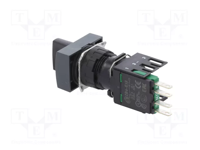 SCHNEIDER ELECTRIC Interruptor Rotativo Harmony XB6 16mm Negro
