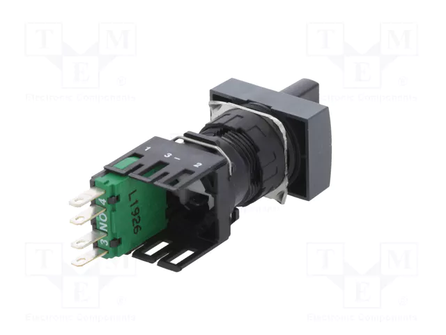 SCHNEIDER ELECTRIC Interruptor Rotativo Harmony XB6 16mm Negro