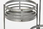 DKD Home Decor Macetero Loft Gris Metal Hierro 35 x 72 x 47 cm