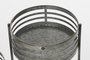 DKD Home Decor Macetero Loft Gris Metal Hierro 35 x 72 x 47 cm