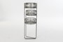 DKD Home Decor Macetero Loft Gris Metal Hierro 35 x 72 x 47 cm
