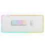 Deltaco Gaming WMP90 RGB Gaming Mouse Pad XL - Alfombrilla de ratón, 900x360mm, superficie de tela, iluminación RGB, base antiderrapante, USB